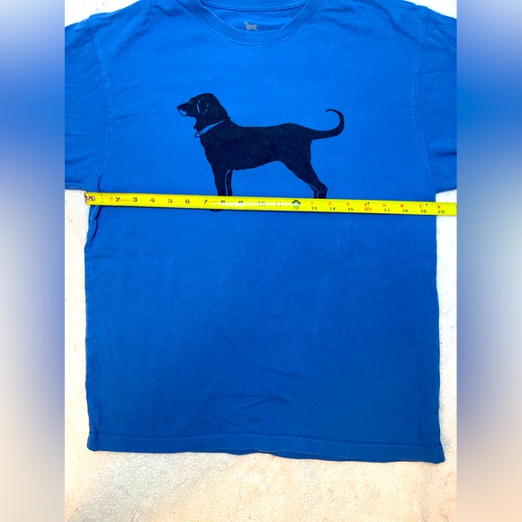 The Black Dog men’s size Small short sleeve tshirt blue /Black lab - Picture 7 of 8
